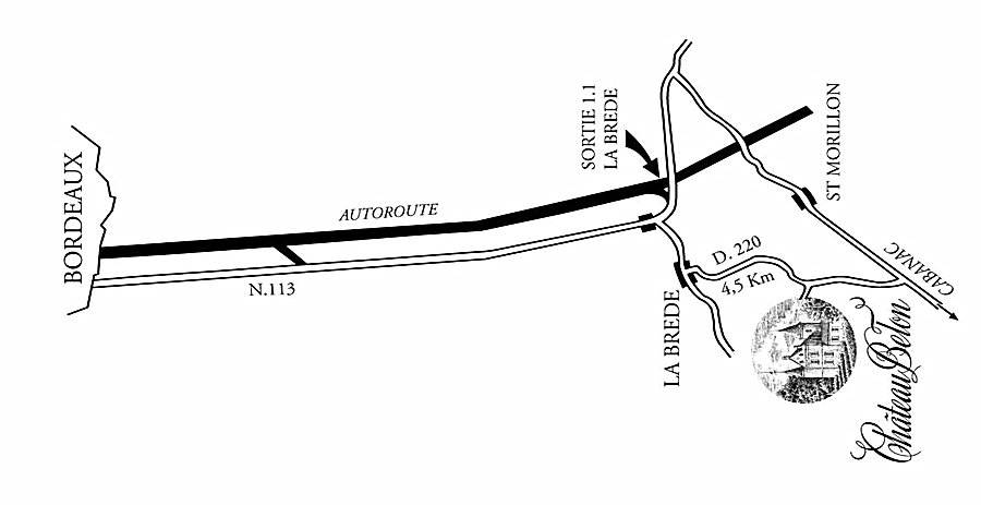 Plan château Belon